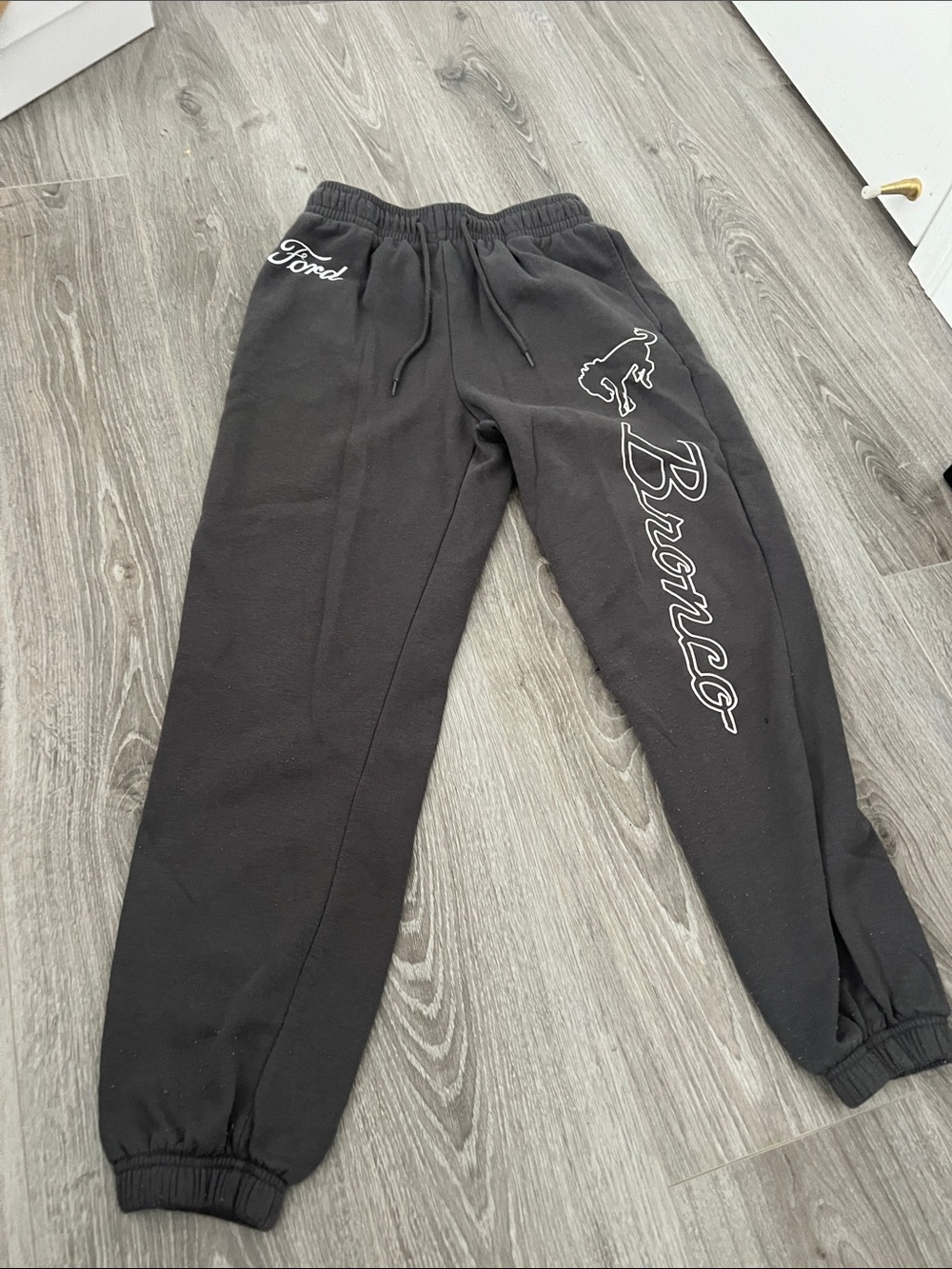 Urban Outfitters Black Broncos Logo Joggers for Kids